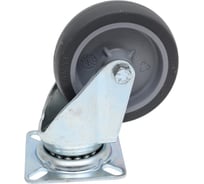 Поворотная колесная опора с площадкой, 75 мм KAMA 1702-MTB-075