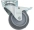 Поворотная колесная опора с площадкой и тормозом, 75 мм KAMA 1702-MTB-075-F18 2