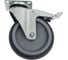 Поворотная колесная опора с площадкой и тормозом, 125 мм KAMA 2802-MTB-125-F18 2