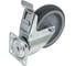 Поворотная колесная опора с площадкой и тормозом, 125 мм KAMA 2802-MTB-125-F18 5
