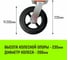 Опора поворотная колесная большегрузная 200x50 мм, резина черная SCd80 HITCH SZ084998 3