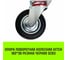 Опора поворотная колесная 160x36 мм, резина черная SC63 HITCH SZ084863 2