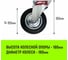Опора поворотная колесная 160x36 мм, резина черная SC63 HITCH SZ084863 3