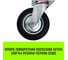 Опора поворотная колесная 200x44 мм, резина черная SC80 HITCH SZ084864 2