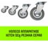Опора поворотная колесная 75x20 мм, резина серая SCg93 HITCH SZ084833 6