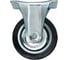 Опора неповоротная колесная 200x44 мм, резина черная FC80 HITCH SZ084993 1