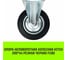 Опора неповоротная колесная 200x44 мм, резина черная FC80 HITCH SZ084993 2