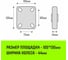 Опора неповоротная колесная 200x44 мм, резина черная FC80 HITCH SZ084993 4