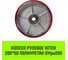 Колесо рулевое 200x50 мм, полиуретан SWpu200 HITCH SZ085025 2