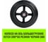 Колесо на ось большегрузное 200x50 мм, резина черная D80 HITCH SZ085021 2