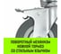 Опора поворотная колесная с тормозом 75x20 мм, резина серая SCgb93 HITCH SZ084837 6