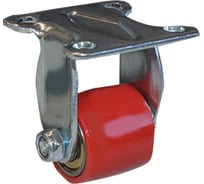 Колесо полиамид неповоротное 27 мм, красный MFK-TORG 1121027-RED