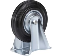 Неповоротное колесо на площадке Brante 125 мм черная резина 104205