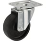 Колесо термостойкое поворотное, 100 мм, г/п 160 кг, до 250С, Tellure rota 67219