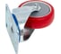 Поворотная колесная опора KAMA 3302-PUR-100 4
