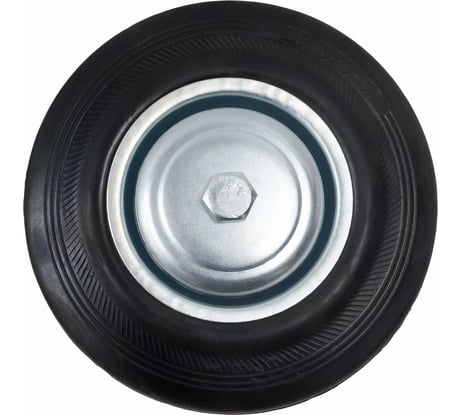 Колесо промышленное без кронштейна 125мм резина/сталь Gigant G-04-09-05