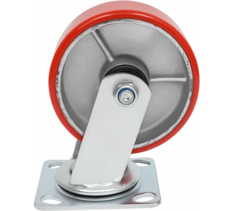 Колесо промышленное поворотное с подшипником 125мм ПУ/чугун Gigant G-04-09-22