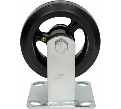 Колесо промышленное неповоротное с подшипником 125мм резина/чугун Gigant G-04-09-32