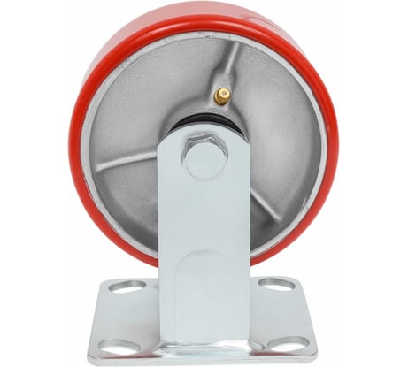 Колесо промышленное неповоротное с подшипником 125мм ПУ/чугун Gigant G-04-09-36