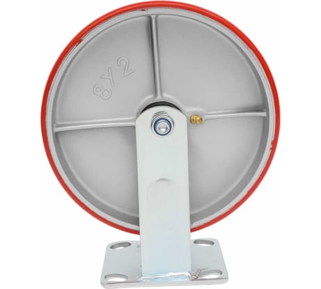 Колесо промышленное неповоротное с подшипником 200мм ПУ/чугун Gigant G-04-09-38