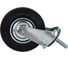 Опора колесная поворотная (125 мм; 125 кг; болт M12; черная резина) Longway SCt 55 1