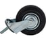 Опора колесная поворотная (125 мм; 125 кг; болт M12; черная резина) Longway SCt 55 2