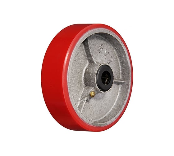 Колесо на ось большегрузное (125 мм; 320 кг; полиуретан) Longway P 55