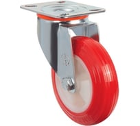 Опора колесная поворотная (200 мм; 230 кг; полиуретан) EMES EM01 ZKP 200