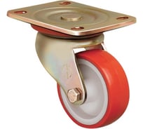 Опора колесная большегрузная поворотная (200 мм; 900 кг; полиуретан) EMES ED01 ZBP 200