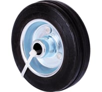 Колесо (100 мм; сталь/резина) Стройбат 349870