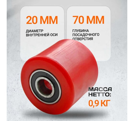 Ролик полиуретановый 8070 RAD 71044786