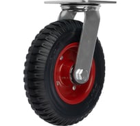 Колесо для тележки поворотное, диаметр 200 мм, грузоподъемность 200 кг СТЕЛЛА-ТЕХНИК 5001-200