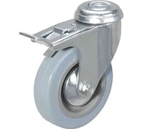 Колесо аппаратное поворотное под болт с тормозом SChgb 55 125 мм TOR 1003262