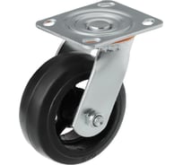 Большегрузное чугунное колесо поворотное с площадкой SCD 55 (125 мм; 160 кг) А5 1000088