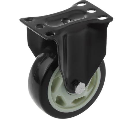 Колесо полиуретановое неповоротное 350100F (100 мм; 130 кг) А5 1005841