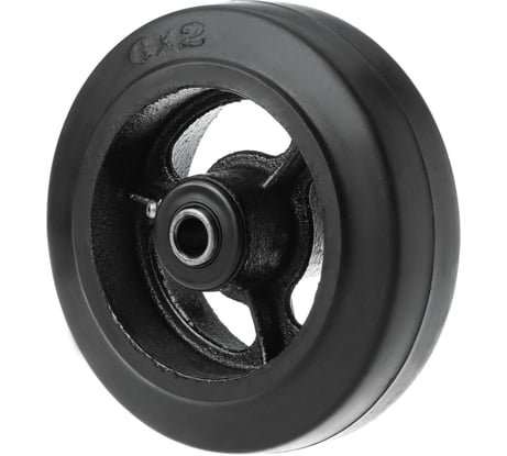 Большегрузное чугунное колесо без крепления D 63 (150 мм; 230 кг) А5 1000084