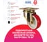 Большегрузная поворотная колесная опора с площадкой KAMA K-4102-PUB-055 2