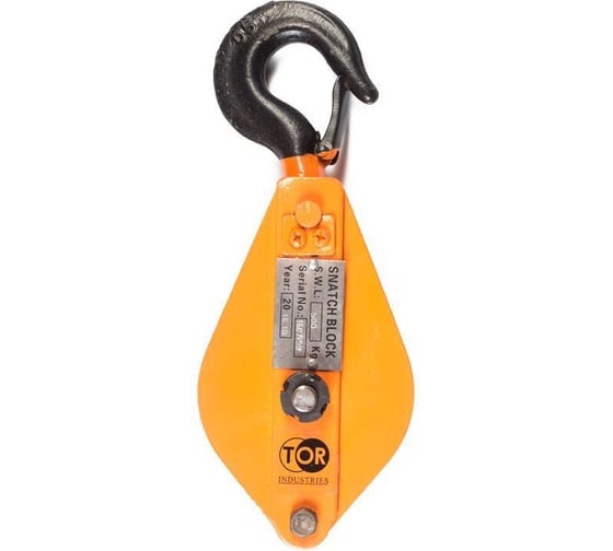 Блок монтажный с крюком HQG(L) K1-1.0 т (K) TOR 1048147