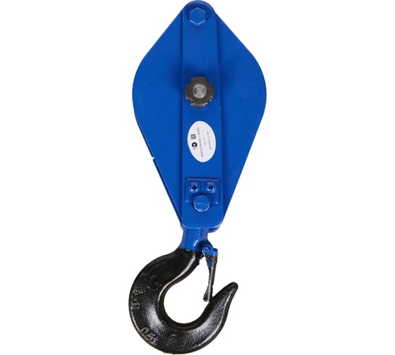 Блок монтажный однорольный TOR с крюком 2 т с откидной щекой S 1048599