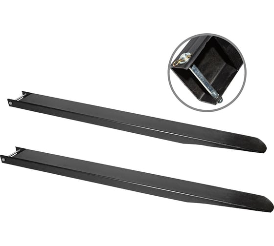 Удлинитель вил WILMART 160х60х1600 мм, (комплект 2шт) (170_70_5_1600(NM) 170*70*5*1600(NM) 1