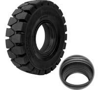 Шина цельнолитая с буртом WILMART 5.00-8 GS SOLID (CL403S) PR3 5.00-8(CL403S)FF