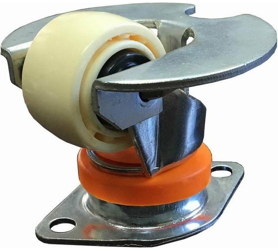 Колесо CARGO CASTER нейлоновое поворотное с платформой 62 мм MFK-TORG 2820-01-T