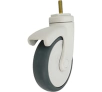 Колесо с кронштейном и резьбовым стержнем EMES EC05MBT125X32M10