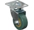 Колесо поворотное зеленая резина 125 мм MFK-TORG 3053125-LT 1
