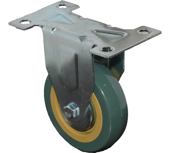 Колесо неповоротное зеленая резина 125 мм MFK-TORG 3052125-LT 1