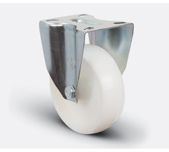 Колесо нейлоновое неповоротное 80 мм MFK-TORG EM02-ZKZ-80 1