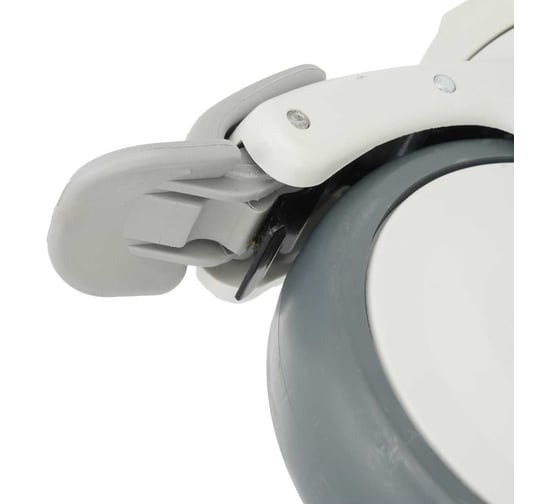 Колесо с кронштейном, резьбовым стержнем и тормозом EMES EC05MBT125X32FM8