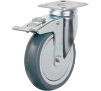 Колесо с поворотной платформой и тормозом EMES ER01MBT80X32F