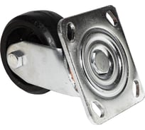 Опора колесная поворотная SOBELL ф100 мм, нагрузка 130 кг, резина (SCD 42) 097100