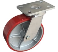 Колесо б/г полиуретановое сверхмощное поворотное с шариковым подшипником 300 мм MFK-TORG 1053300 ТГ